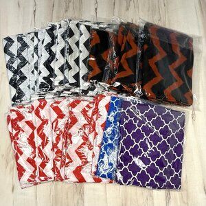 Variety Reseller Lot 17 Lightweight Double-Sided INFINITY SCARVES Colors NIP NEW